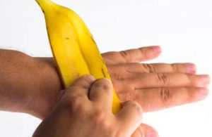 Cáscara de plátano