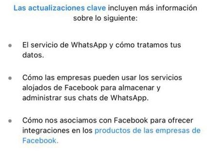 WhatsApp: ¿A qué se refiere la aceptación de los nuevos términos y condiciones?