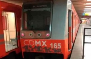 Vandalizan vagones del metro en la CDMX
