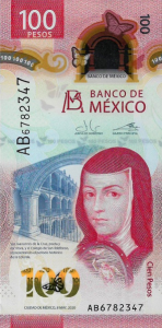 Reconocen el nuevo billete de 100 pesos como el mejor del 2020