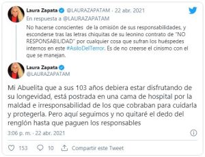 Hospitalizan de emergencia a abuelita de Laura Zapata y Thalía