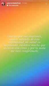 "Sí existe este virus": Paty Navidad reaparece tras contagio de Covid_19