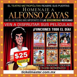 Homenaje a Alfonso Zayas se realizará con proyección de sus mejores películas 
