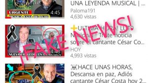 ¡Falso que César Costa falleció! Él mismo desmintió la noticia