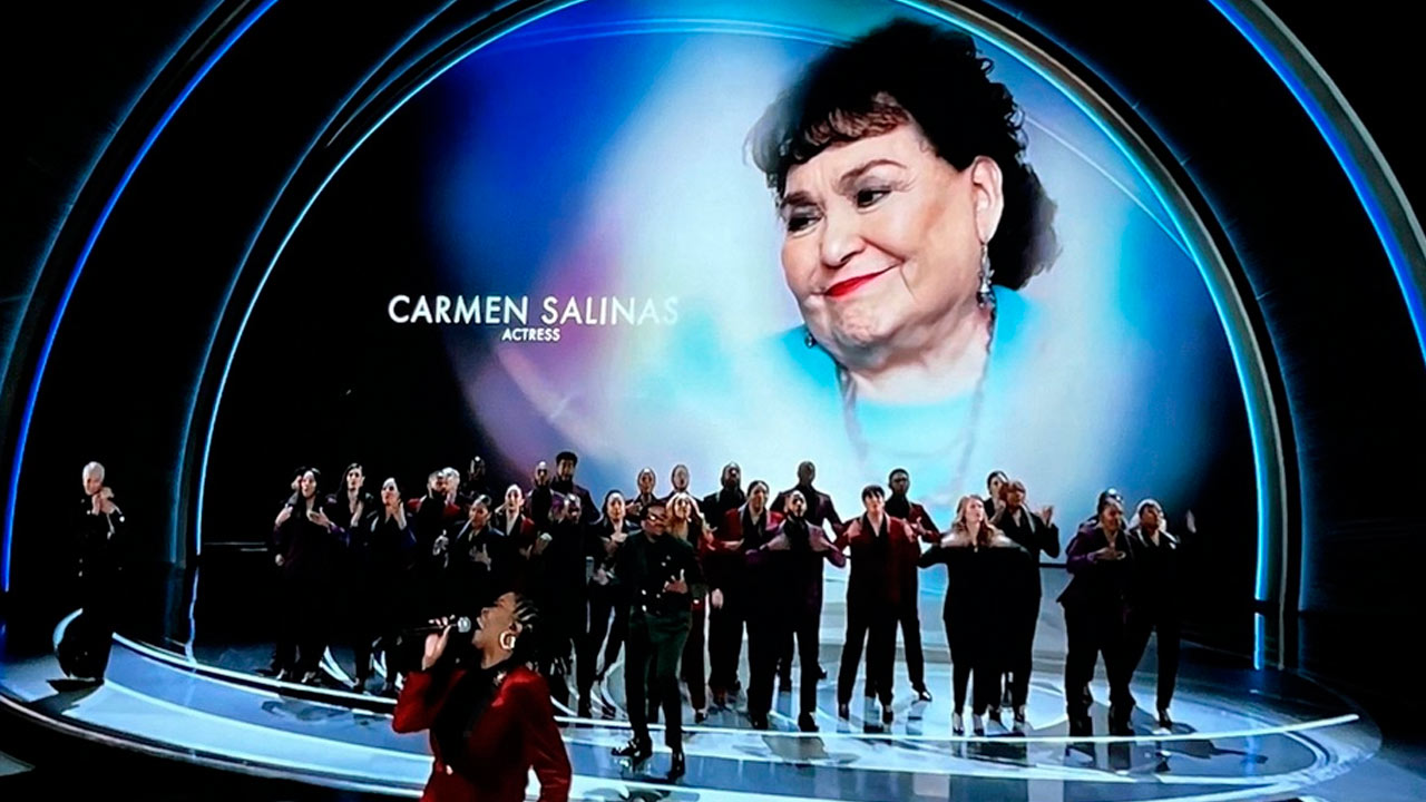 Aparecen Carmen Salinas y Felipe Cazals en el "In Memoriam" de los premios Oscar
