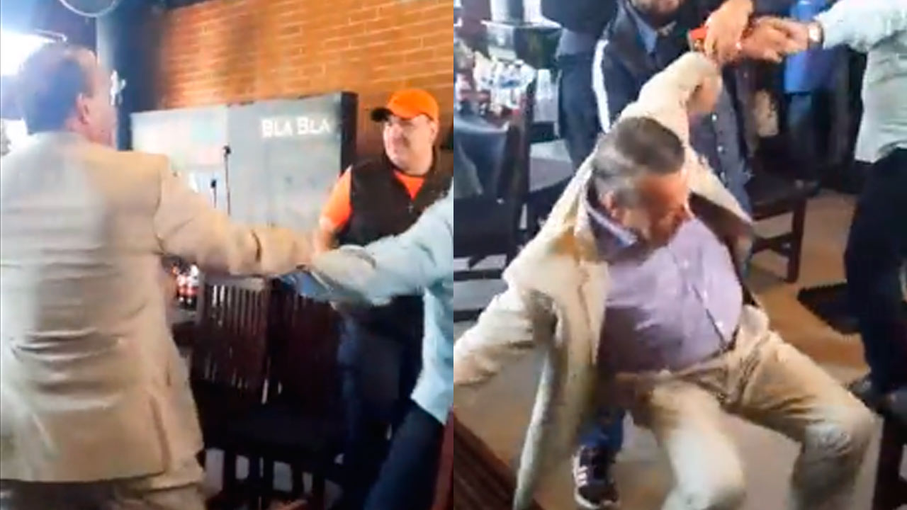 #Video: Alfredo Adame vuelve a hacer el ridículo en nueva pelea a golpes
