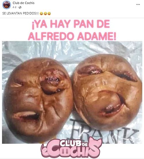 Alfredo Adame ya tiene su propio pan; está basado en la golpiza que recibió