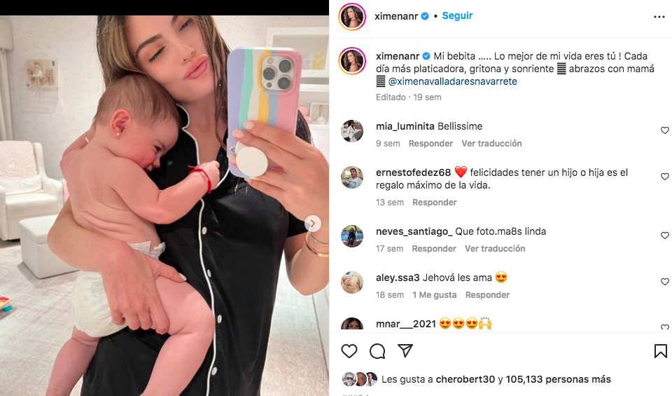 Ximena Navarrete anuncia que está nuevamente embarazada