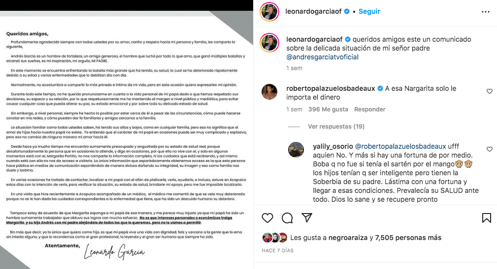 Roberto Palazuelos afirma que Margarita Portillo es una interesada