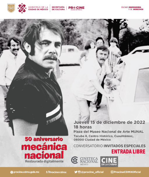 Mecánica Nacional: Celebran 50 años de la película con proyección gratuita