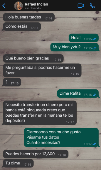 Rafael Inclán se convierte en víctima de los hackers