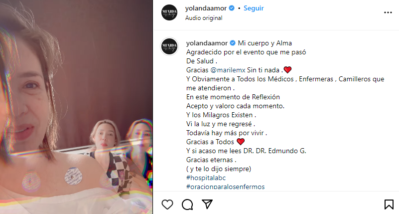Yolanda Andrade revela el verdadero motivo por el que la hospitalizaron