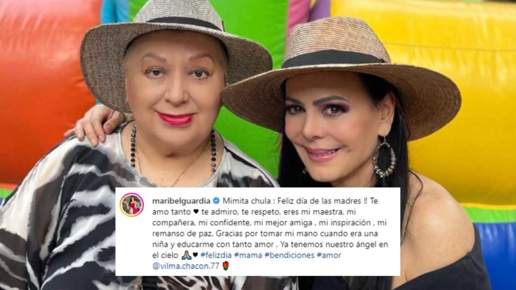 Maribel Guardia dedica mensaje a su mamá: "Ya tenemos a nuestro ángel en el cielo"
