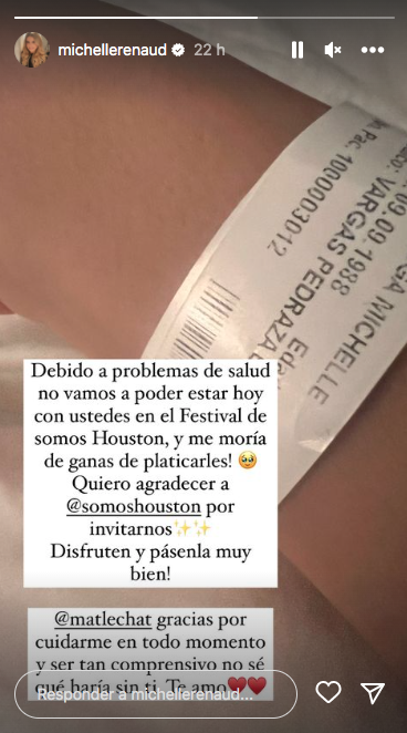 ¡Michelle Renaud es hospitalizada de emergencia!