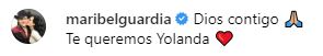 Yolanda Andrade agradece a quienes estuvieron con ella durante su recuperación 