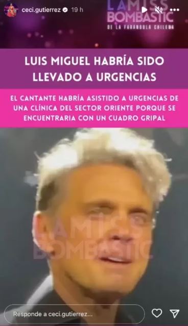 ¿Luis Miguel fue hospitalizado en Chile? ¡Esto es lo que sabemos!