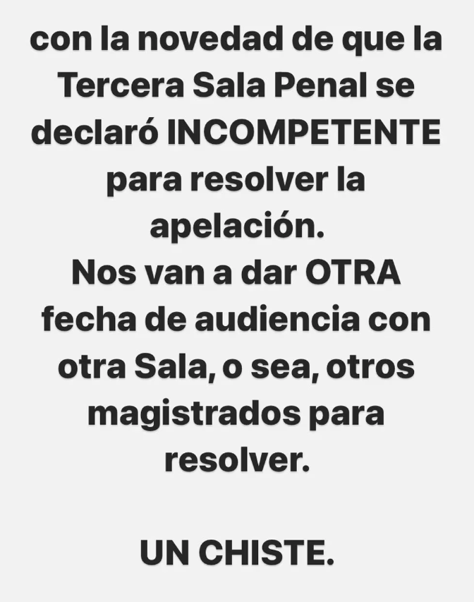 Héctor Parra continuará en la cárcel por "incompetencia" de magistrados