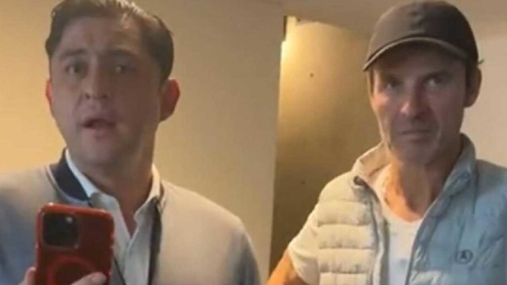Leonardo García es desalojado de su departamento en Polanco