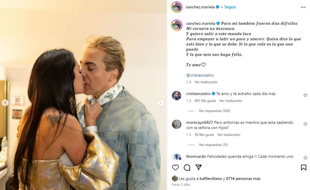 ¡Cristian Castro y Mariela Sánchez Reviven su Amor! ¿Qué Pasó con Ingrid Wagner?