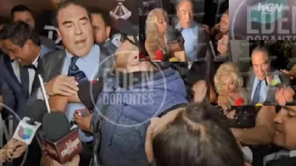 Eduardo Yáñez vuelve a ponerse violento con periodistas.