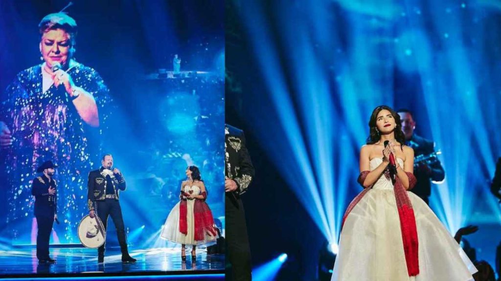 Pepe y Ángela Aguilar encabezaron un tributo musical a la Reina de la Canción Ranchera, quien falleció recientemente.
