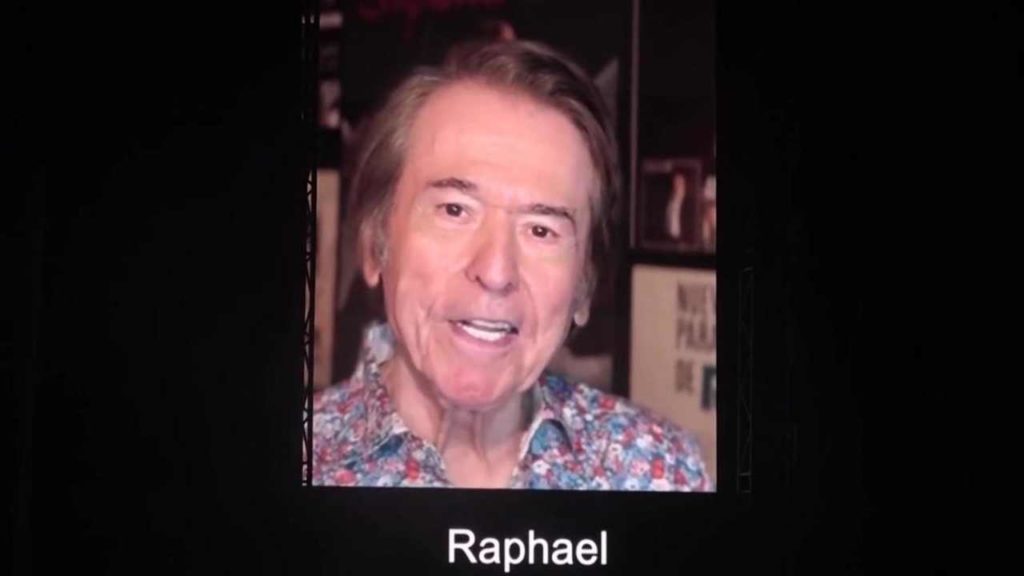 Raphael regresa a los escenarios tras diagnóstico de linfoma cerebral